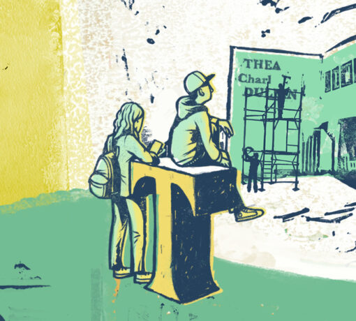 Illustration de la saison 2024-2025 du théâtre Charles Dullin de Grand-quevilly